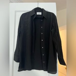 aritzia babaton silk blouse (100% silk!)
